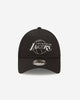 NEW ERA LAKERS NBA FOIL LOGO 9FORTY CAP