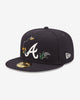 NEW ERA ATL BRAVES FLORAL 59FIFTY CAP