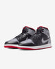 AIR JORDAN 1 MID AJ1 BRED SHADOW