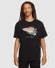 NIKE SB MENS SKATE T-SHIRT BLACK