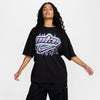 NIKE SPORTSWEAR DANCE BLACK OVERSIZED T-SHIRT (W)