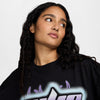 NIKE SPORTSWEAR DANCE BLACK OVERSIZED T-SHIRT (W)