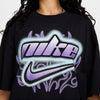 NIKE SPORTSWEAR DANCE BLACK OVERSIZED T-SHIRT (W)