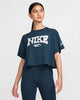 NIKE LOOSE SHORT-SLEEVE CROPPED T-SHIRT (W)