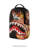 SPRAYGROUND SHARK FIRE CHECK DLXSV BACKPACK