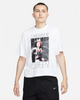 NIKE WOMENS BOXY T-SHIRT BLACK/WHITE